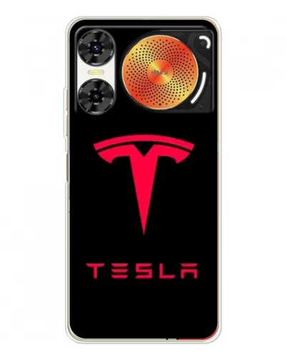 Чехол для ZTE Nubia Music 2 с картинкой «Tesla Red Logo» Чехол для ZTE Nubia Music 2 с картинкой «Tesla Red Logo»