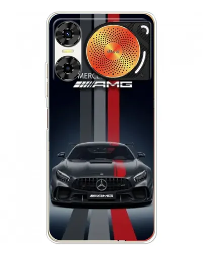 Чехол для ZTE Nubia Music 2 с картинкой «Mercedes — белый карбон» Чехол для ZTE Nubia Music 2 с картинкой «Mercedes — белый карбон»