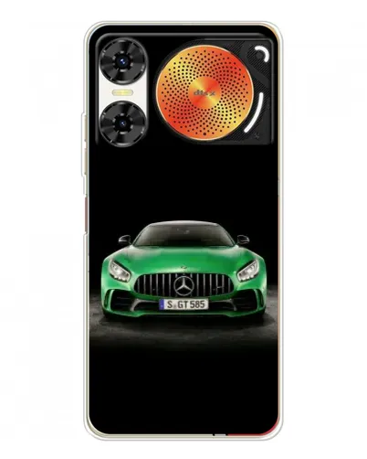 Чехол для ZTE Nubia Music 2 с картинкой «Mercedes — неоновый лого» Чехол для ZTE Nubia Music 2 с картинкой «Mercedes — неоновый лого»