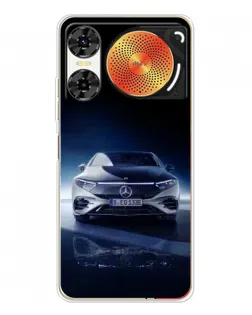 Чехол для ZTE Nubia Music 2 с картинкой «Ночной Mercedes EQ»