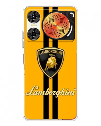 Чехол для ZTE Nubia Music 2 с картинкой «Lamborghini Stripe желтый» Чехол для ZTE Nubia Music 2 с картинкой «Lamborghini Stripe желтый»