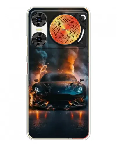 Чехол для ZTE Nubia Music 2 с картинкой «Lamborghini дымная эстетика» Чехол для ZTE Nubia Music 2 с картинкой «Lamborghini дымная эстетика»