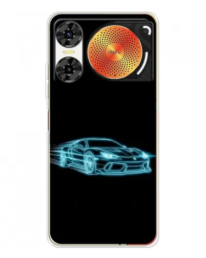 Чехол для ZTE Nubia Music 2 с картинкой «Неоновый контур Lamborghini» Чехол для ZTE Nubia Music 2 с картинкой «Неоновый контур Lamborghini»