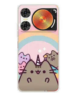 Чехол для ZTE Nubia Music 2 с картинкой «Единорог Pusheen» Чехол для ZTE Nubia Music 2 с картинкой «Единорог Pusheen»
