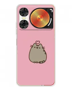Чехол для ZTE Nubia Music 2 с картинкой «Pusheen сердце» Чехол для ZTE Nubia Music 2 с картинкой «Pusheen сердце»
