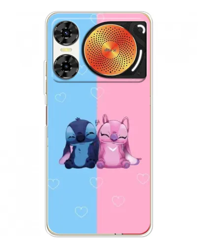 Чехол для ZTE Nubia Music 2 с картинкой «Stitch и Angel Love» Чехол для ZTE Nubia Music 2 с картинкой «Stitch и Angel Love»