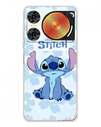 Чехол для ZTE Nubia Music 2 с картинкой «Stitch среди цветов» Чехол для ZTE Nubia Music 2 с картинкой «Stitch среди цветов»