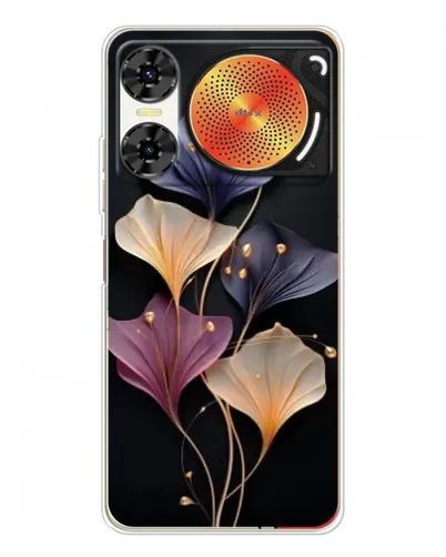 Чехол для ZTE Nubia Music 2 с картинкой «Лиловые цветы грации» Чехол для ZTE Nubia Music 2 с картинкой «Лиловые цветы грации»