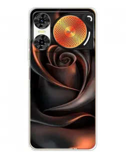 Чехол для ZTE Nubia Music 2 с картинкой «Шелковая черная роза» Чехол для ZTE Nubia Music 2 с картинкой «Шелковая черная роза»