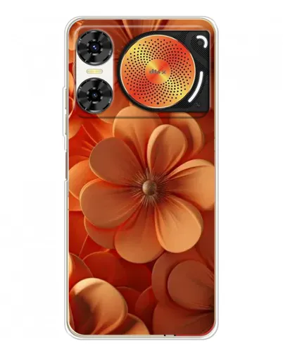 Чехол для ZTE Nubia Music 2 с картинкой «Оранжевый макро цветок» Чехол для ZTE Nubia Music 2 с картинкой «Оранжевый макро цветок»
