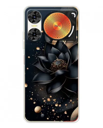 Чехол для ZTE Nubia Music 2 с картинкой «Черный лотос» Чехол для ZTE Nubia Music 2 с картинкой «Черный лотос»