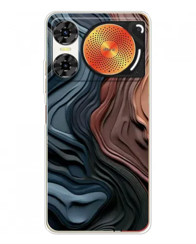 Чехол для ZTE Nubia Music 2 с картинкой «Цветные волны каньона»