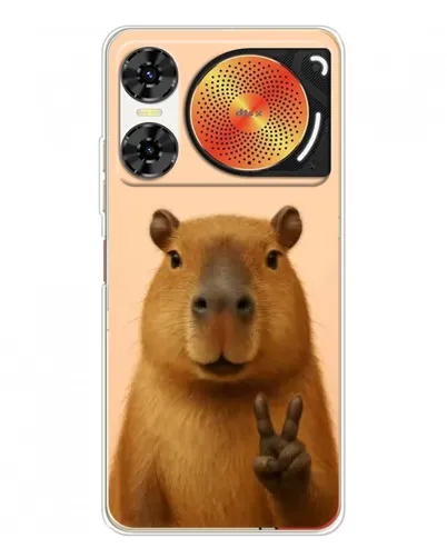 Чехол для ZTE Nubia Music 2 с картинкой «Капибара виктория» Чехол для ZTE Nubia Music 2 с картинкой «Капибара виктория»