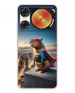 Чехол для ZTE Nubia Music 2 с картинкой «Капи-мен супергерой»