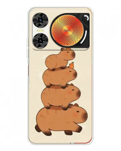 Чехол для ZTE Nubia Music 2 с картинкой «Башня из капибар» Чехол для ZTE Nubia Music 2 с картинкой «Башня из капибар»