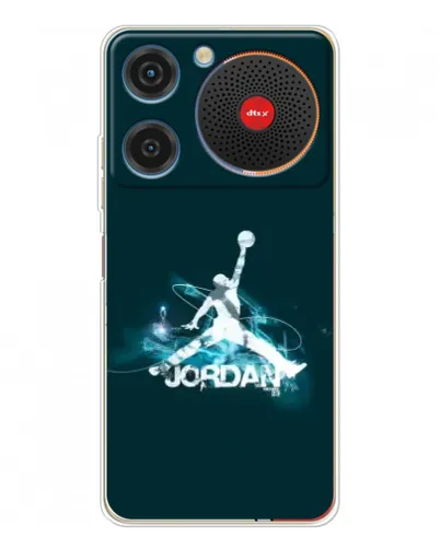 Чехол для ZTE Nubia Music с картинкой «Jordan Blue Fire» Чехол для ZTE Nubia Music с картинкой «Jordan Blue Fire»