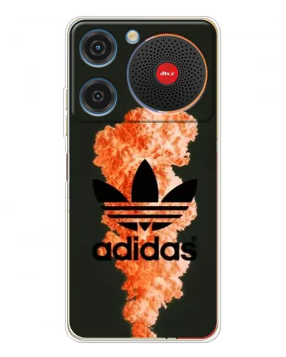 Чехол для ZTE Nubia Music с картинкой «Оранжевый дым Adidas» Чехол для ZTE Nubia Music с картинкой «Оранжевый дым Adidas»