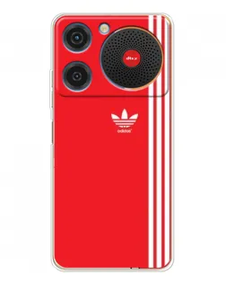 Чехол для ZTE Nubia Music с картинкой «Красный минимализм Adidas» Чехол для ZTE Nubia Music с картинкой «Красный минимализм Adidas»
