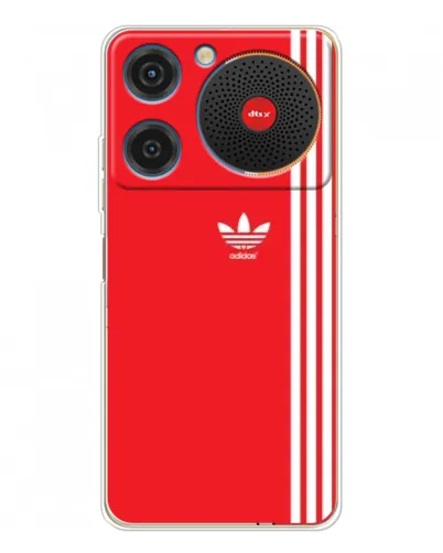Чехол для ZTE Nubia Music с картинкой «Красный минимализм Adidas» Чехол для ZTE Nubia Music с картинкой «Красный минимализм Adidas»