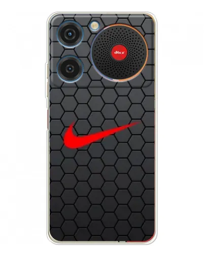 Чехол для ZTE Nubia Music с картинкой «Nike — карбоновая сетка»