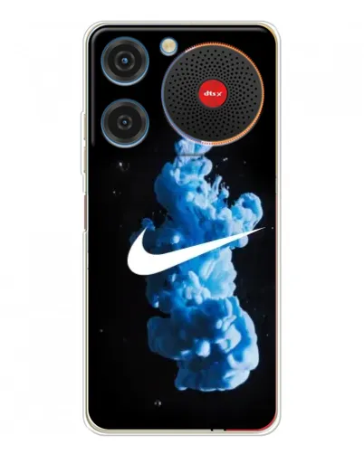 Чехол для ZTE Nubia Music с картинкой «Nike и синий дым»