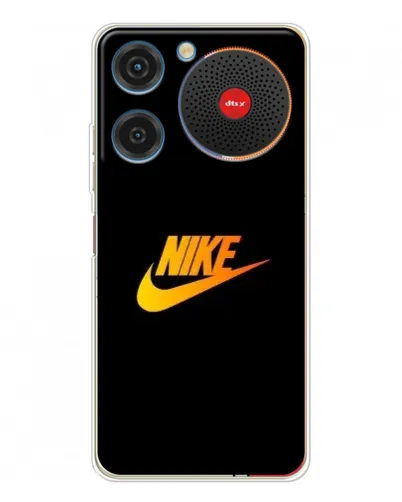 Чехол для ZTE Nubia Music с картинкой «Золотой логотип Nike»