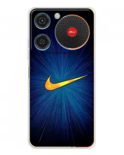 Чехол для ZTE Nubia Music с картинкой «Синий пульс Nike»