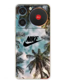 Чехол для ZTE Nubia Music с картинкой «Тропический принт Nike»