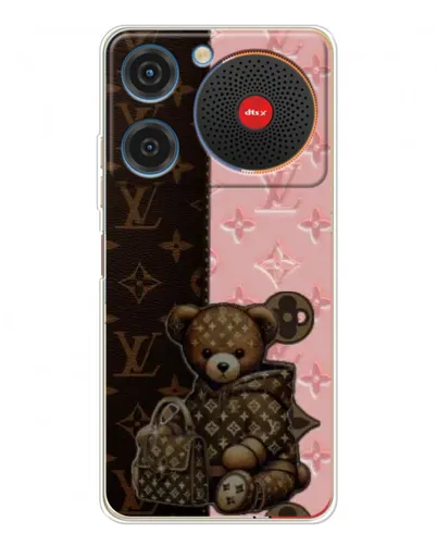 Чехол для ZTE Nubia Music с картинкой «Мишка в стиле LV» Чехол для ZTE Nubia Music с картинкой «Мишка в стиле LV»