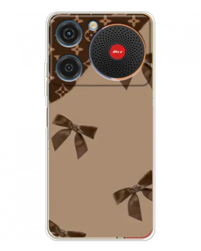 Чехол для ZTE Nubia Music с картинкой «LV — кофейный атлас» Чехол для ZTE Nubia Music с картинкой «LV — кофейный атлас»