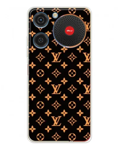 Чехол для ZTE Nubia Music с картинкой «Золотая монограмма LV» Чехол для ZTE Nubia Music с картинкой «Золотая монограмма LV»