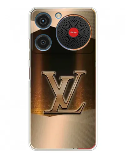 Чехол для ZTE Nubia Music с картинкой «LV — золотое сияние» Чехол для ZTE Nubia Music с картинкой «LV — золотое сияние»