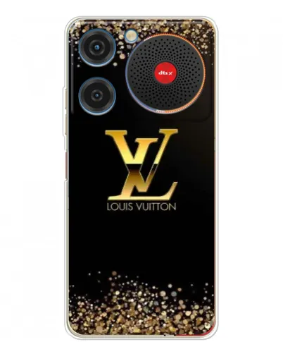 Чехол для ZTE Nubia Music с картинкой «LV — золотые искры» Чехол для ZTE Nubia Music с картинкой «LV — золотые искры»
