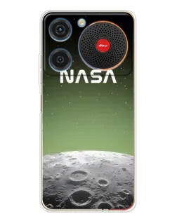 Чехол для ZTE Nubia Music с картинкой «NASA — лунный градиент» Чехол для ZTE Nubia Music с картинкой «NASA — лунный градиент»