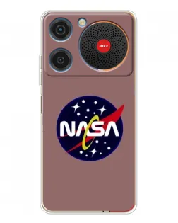 Чехол для ZTE Nubia Music с картинкой «NASA — ретро космос» Чехол для ZTE Nubia Music с картинкой «NASA — ретро космос»