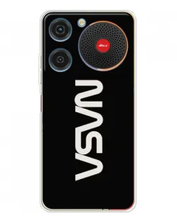 Чехол для ZTE Nubia Music с картинкой «NASA — вертикальный логотип» Чехол для ZTE Nubia Music с картинкой «NASA — вертикальный логотип»