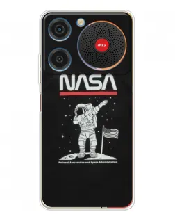 Чехол для ZTE Nubia Music с картинкой «NASA — шагаем по Луне» Чехол для ZTE Nubia Music с картинкой «NASA — шагаем по Луне»