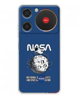 Чехол для ZTE Nubia Music с картинкой «NASA — лунная миссия» Чехол для ZTE Nubia Music с картинкой «NASA — лунная миссия»