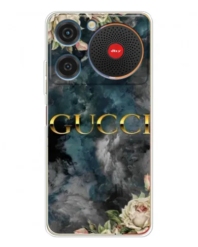 Чехол для ZTE Nubia Music с картинкой «Абстрактные цветы Gucci» Чехол для ZTE Nubia Music с картинкой «Абстрактные цветы Gucci»