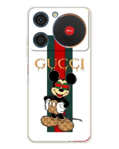 Чехол для ZTE Nubia Music с картинкой «Микки Маус Gucci — полосы» Чехол для ZTE Nubia Music с картинкой «Микки Маус Gucci — полосы»