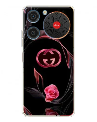 Чехол для ZTE Nubia Music с картинкой «Gucci — неоновая роза» Чехол для ZTE Nubia Music с картинкой «Gucci — неоновая роза»