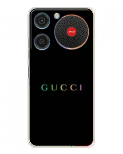 Чехол для ZTE Nubia Music с картинкой «Gucci — неоновый минимализм»