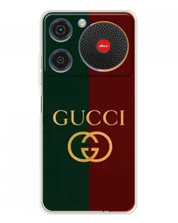 Чехол для ZTE Nubia Music с картинкой «Gucci — темно-зеленый градиент»