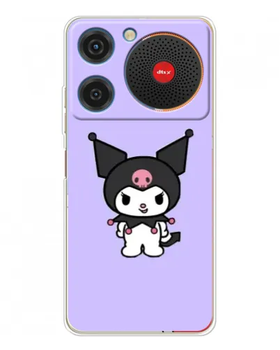 Чехол для ZTE Nubia Music с картинкой «Kuromi — нежный фиолетовый»
