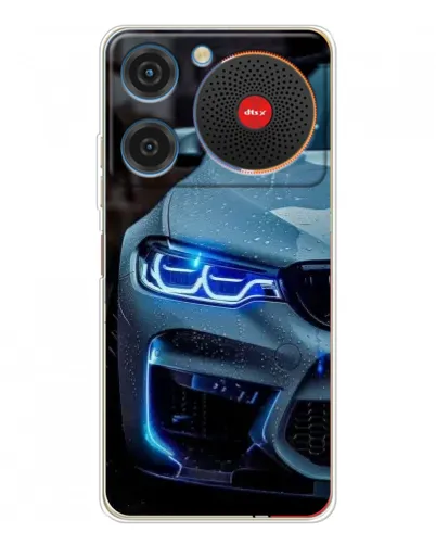 Чехол для ZTE Nubia Music с картинкой «Взгляд BMW с синими фарами»