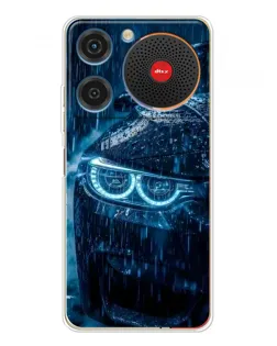 Чехол для ZTE Nubia Music с картинкой «BMW под дождем»