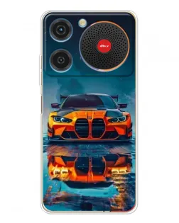 Чехол для ZTE Nubia Music с картинкой «BMW — золотая эмблема»