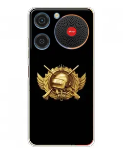Чехол для ZTE Nubia Music с картинкой «PUBG — оранжевый градиент»