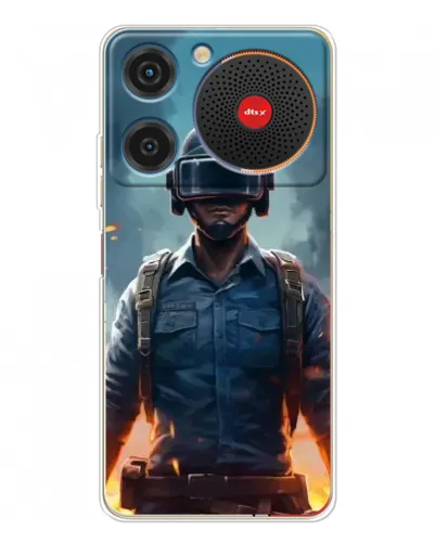 Чехол для ZTE Nubia Music с картинкой «PUBG — реалистичный герой» Чехол для ZTE Nubia Music с картинкой «PUBG — реалистичный герой»