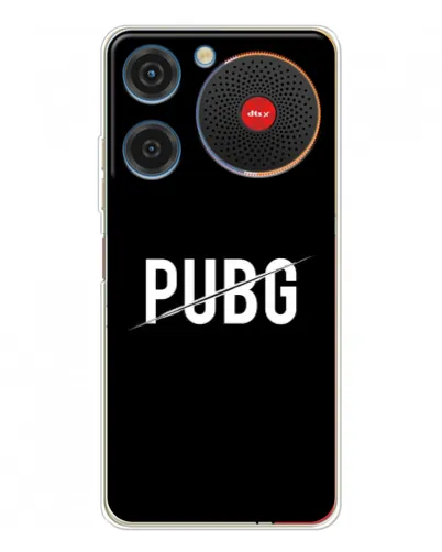 Чехол для ZTE Nubia Music с картинкой «PUBG — белый логотип» Чехол для ZTE Nubia Music с картинкой «PUBG — белый логотип»